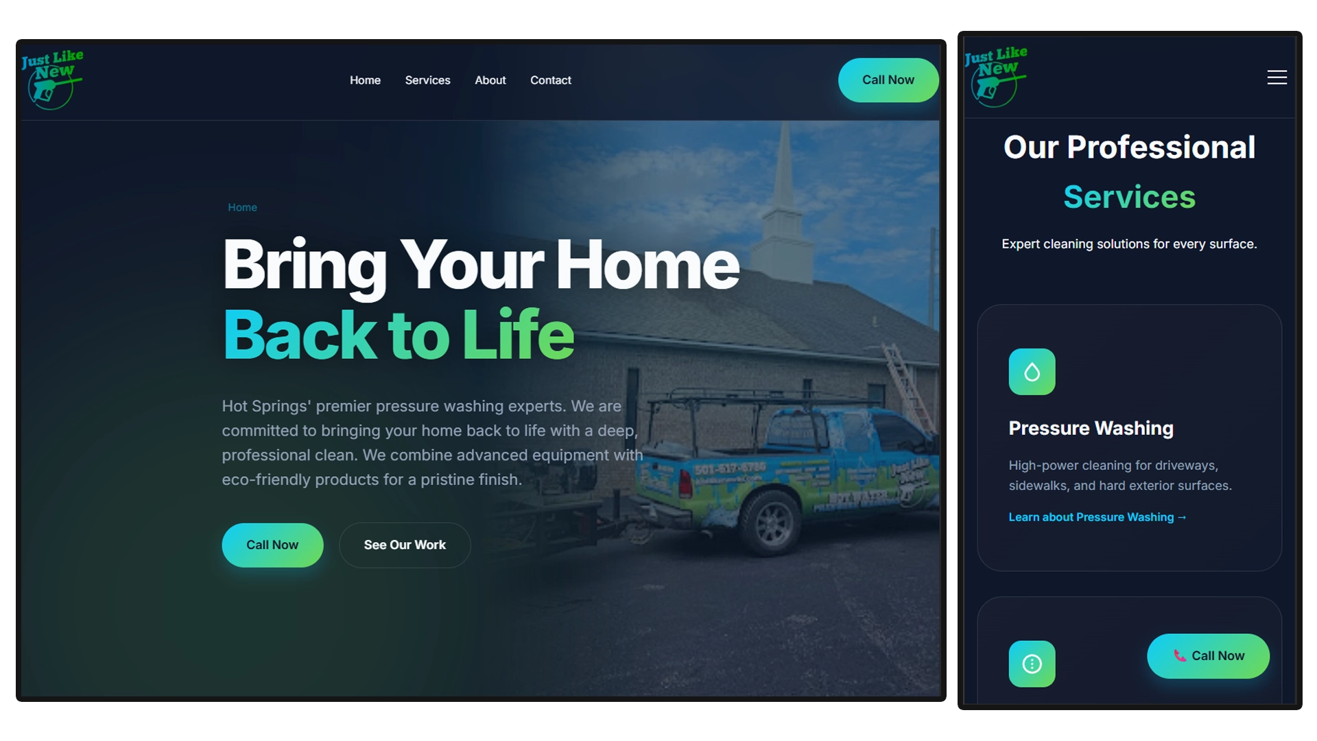 optimized website example